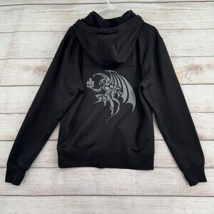 Stone Brewing Co World Bistro & Gardens Full Zip Hoodie Sweatshirt Men's S Black
